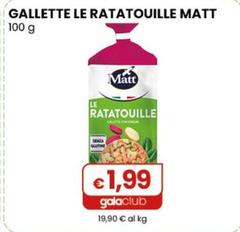 Matt  - Gallette Le Ratatouille 100 G