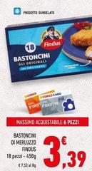 Findus - Bastoncini Di Merluzzo