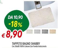 Tappeto Bagno Shabby