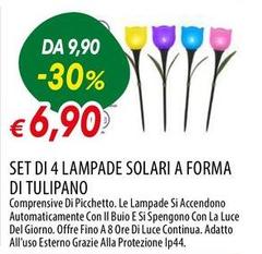 Forma - Set Di 4 Lampade Solari A  Di Tulipano