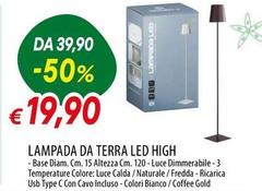 Luce - Lampada Da Terra Led High
