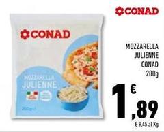 Conad - Mozzarella Julienne