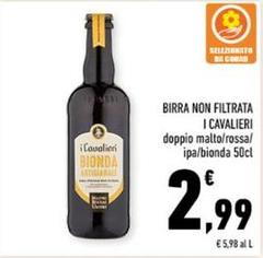 I cavalieri - Birra Non Filtrata