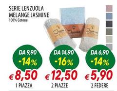Jabra - Serie Lenzuola Melange Jasmine