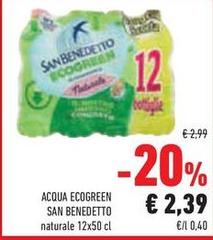 San Benedetto - Acqua Ecogreen Naturale