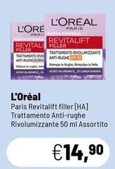L'Oreal - Paris Revitalift Filler [ha] Trattamento Anti-rughe Rivolumizzante 50 Ml Assortito