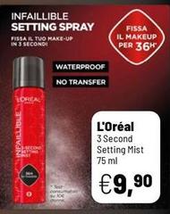 L'Oreal - 3 Second Setting Mist