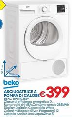 Beko - Asciugatrice A Pompa Di Calore BMT103EW 