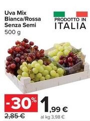Semi - Uva Mix Bianca/Rossa Senza