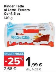 Ferrero - Kinder Fetta Al Latte