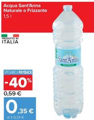 Sant'anna - Acqua Naturale O Frizzante