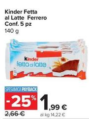 Ferrero - Kinder Fetta Al Latte