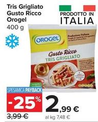 Orogel - Tris Grigliato Gusto Ricco