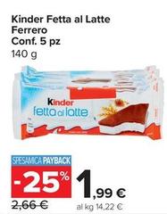 Ferrero -  Kinder Fetta Al Latte