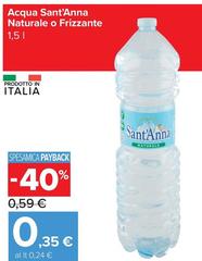 Sant'anna - Acqua Naturale O Frizzante