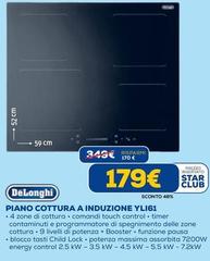 De Longhi - Piano Cottura A Induzione YLI61