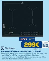 Electrolux - Piano Cottura A Induzione CIL63443 