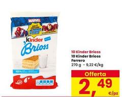 Ferrero - Brioss 10 Kinder Brioss