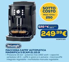 De Longhi - Macchina Caffe' Automatica Magnifica S ECAM 21.110.B