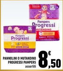 Pampers - Pannolini O Mutandino Progressi