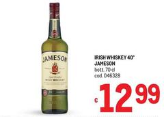 Jameson - Irish Whiskey 40°