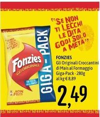 Fonzies - Gli Originali Croccantini Di Mais Al Formaggio Giga-pack