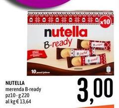 Nutella - Merenda B-ready