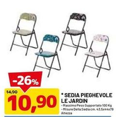 Sedia Pieghevole Le Jardin