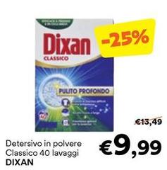 Dixan - Detersivo In Polvere Classico 40 Lavaggi