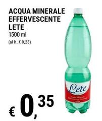 Lete - Acqua Minerale Effervescente