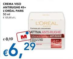L'Oreal - Crema Viso Antirughe 45+ Paris