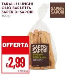 Saper di sapori - Taralli Lunghi Olio Barletta