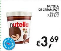 Nutella - Ice Cream Pot