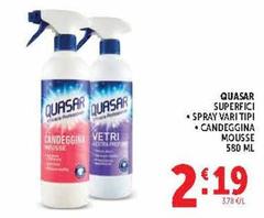 Quasar - Superfici Spray Candeggina