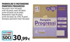 Pampers - Pannolini O Mutandine Progressi