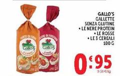 Gallo - Gallette Senza Glutine Le Nere Protein Le Rosse