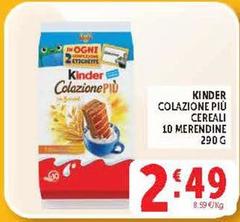 Kinder - Colazione Più Cereali 10 Merendine