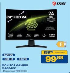 Msi - Monitor Gaming Mag242c
