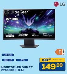 LG - Monitor Led Qhd 27'' 27Gs60QN-B.AE