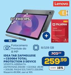 Lenovo - Tab ZAFM0112SE + CE0064 TOTAL PROTECTION 3 DEVICE