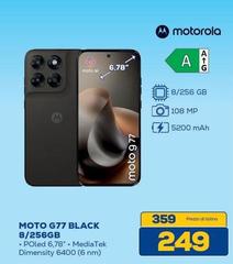 Motorola - Moto G77 Black 8/256 GB