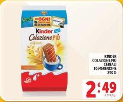 Kinder -  Colazione Più Cereali 10 Merendine
