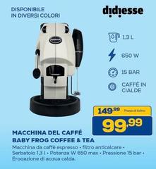 Didiesse - Macchina Del Caffè Baby Frog Coffee & Tea
