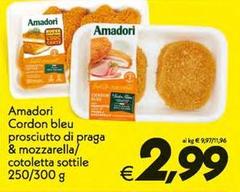 Amadori - Cordon Bleu Prosciutto Di Praga & Mozzarella/ Cotoletta Sottile