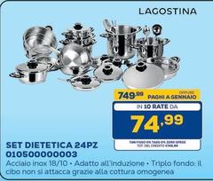 Lagostina - Set Dietetica 24pz
