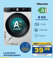 Hisense - Lavatrice WF3S9043BW3