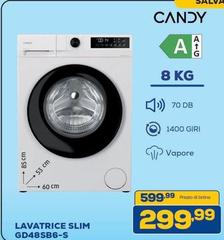 Candy - Lavatrice Slim GD48SB6-S
