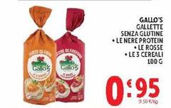 Gallo - Gallette Senza Glutine Le Nere Protein Le Rosse