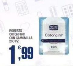 Roberts - Cotonfioc Con Camomilla