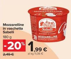 Sabelli - Mozzarelline In Vaschetta
